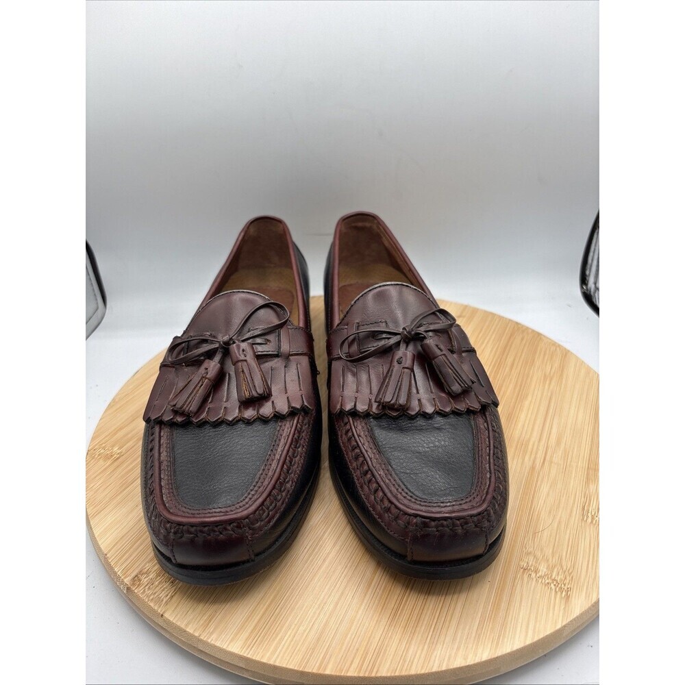 Johnston & Murphy Aragon II Kiltie Tassel Loafers Mens 9 M Leather Dress Shoes - Picture 2 of 9